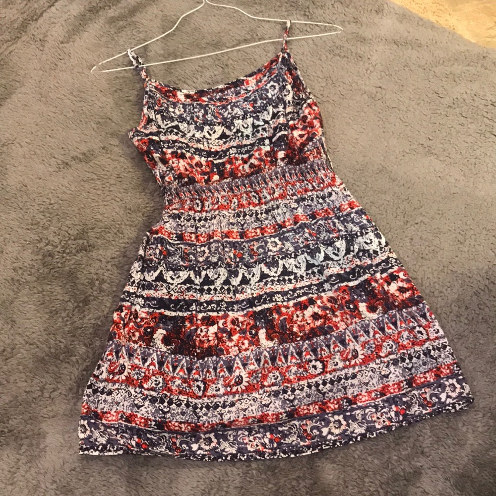Red white and blue Spaghetti strap sundress